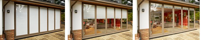 Blinds for Bifold Doors in Surrey