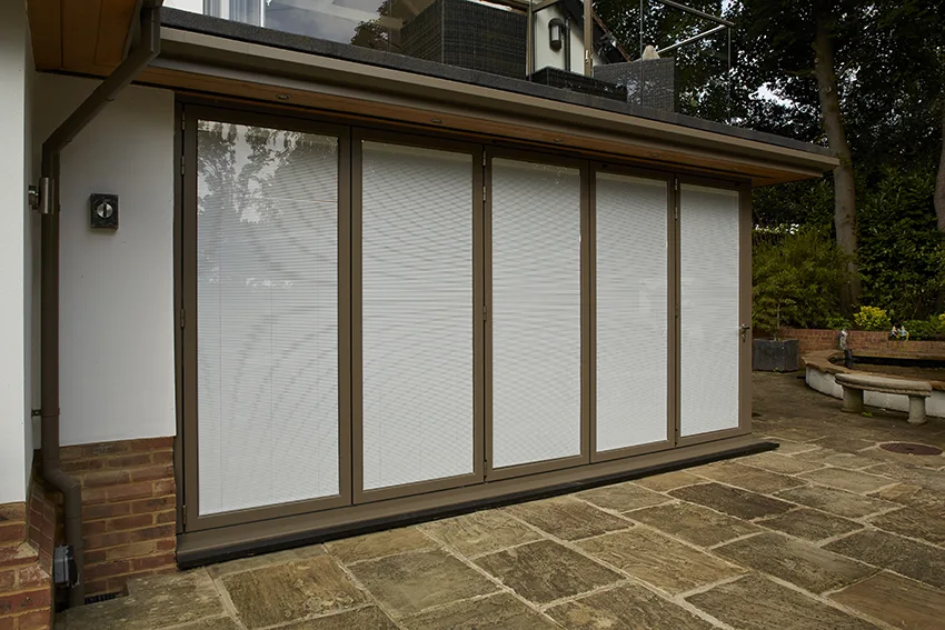 Can Bifolding doors have blinds