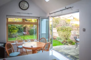 Glazed Extension with Bi-folding Doors